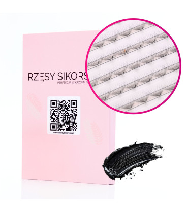 Gotowe Kępki Rzęs 12D/0,05/D (800 szt. 6-12) – Mix Palette