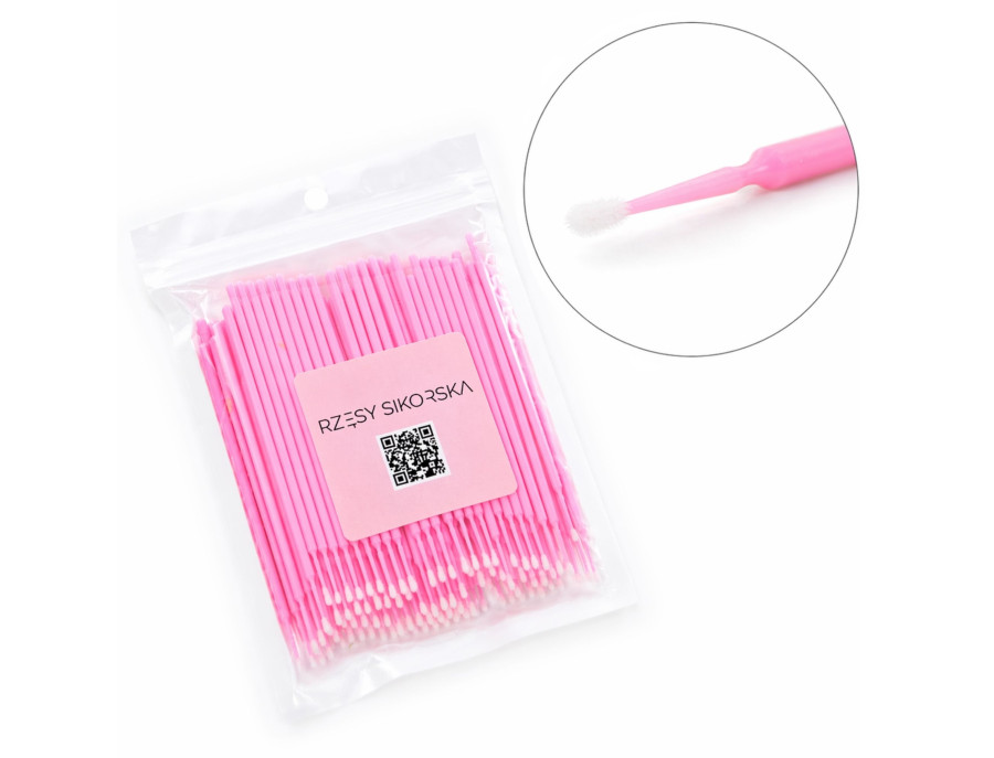 Aplikatory Mikroszczoteczki (Microbrush) – 100 szt.