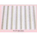 Gotowe Kępki Rzęs 2D/0,07 (1200 szt. 6-13) Black – Mix Palette