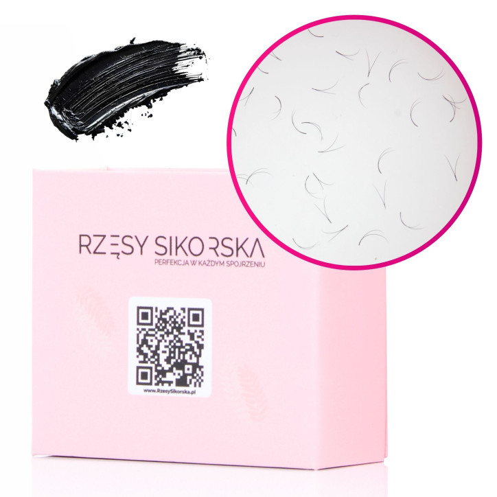 Gotowe Kępki Rzęs 2D/0,07 (1000 szt.) Black – Single Box