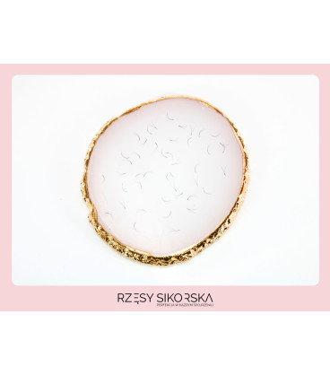 Rzęsy Sikorska - Gotowe Kępki Rzęs 2D/0,07 (250 szt.) Black – Small Single Box
