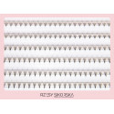 Gotowe Wąskie Kępki Rzęs 10D/0,05 (1440 szt. 6-13) Black – Mix Palette