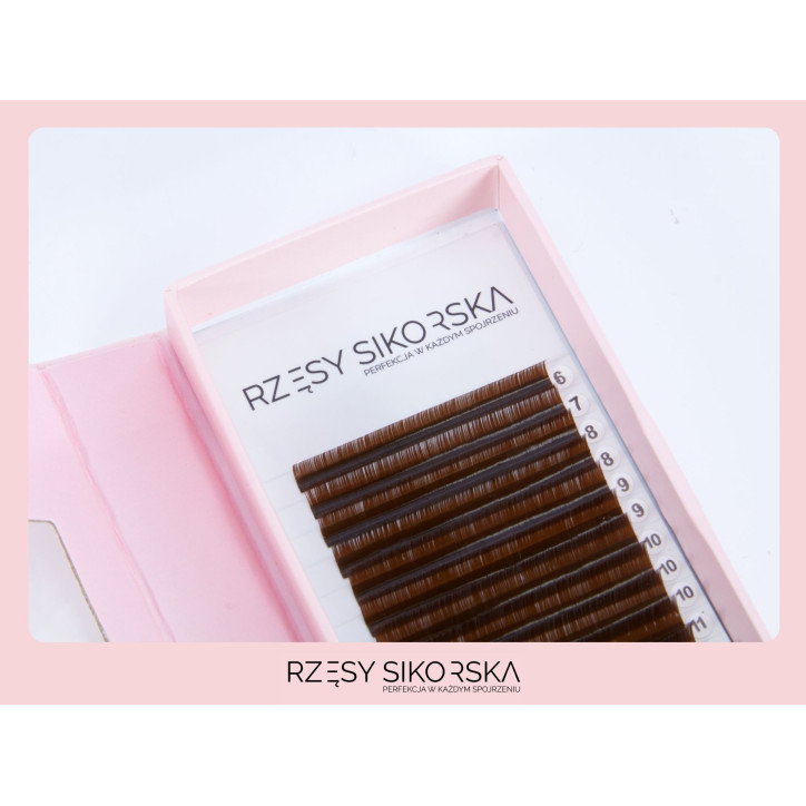Rzęsy Sikorska Premium Brown Chocolate - Mix Palette Rzęsy Sikorska Premium Brown Chocolate - Mix Palette