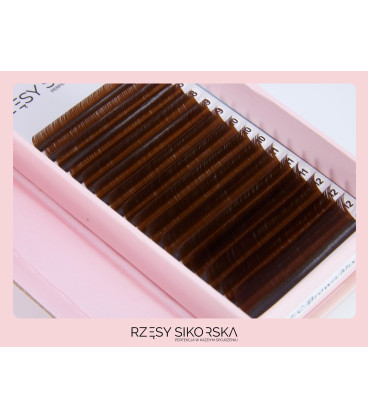 Rzęsy Sikorska Premium Brown Chocolate - Mix Palette