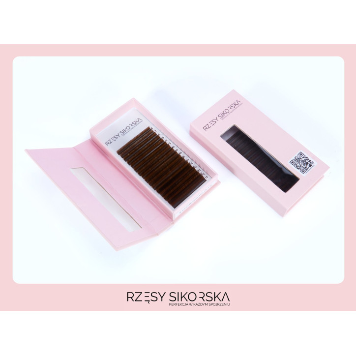 Rzęsy Sikorska Premium Brown Chocolate - Mix Palette Rzęsy Sikorska Premium Brown Chocolate - Mix Palette