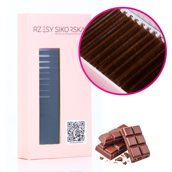 Rzęsy Sikorska Premium Brown Chocolate - Mix Palette Rzęsy Sikorska Premium Brown Chocolate - Mix Palette