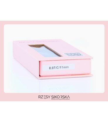 Rzęsy Sikorska Premium Black - Single Palette