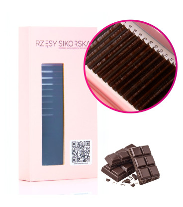 Rzęsy Sikorska Premium Dark Brown - Mix Palette