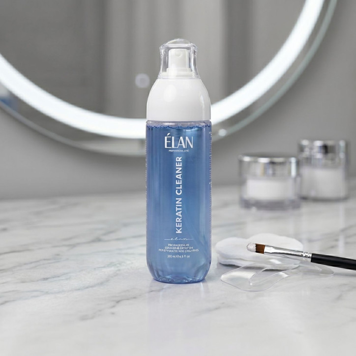 Elan - KERATIN CLEANER Płyn oczyszczający do brwi i rzęs