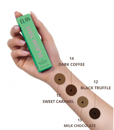 Elan - Farba do brwi FLASH TINT 14 Dark Coffee