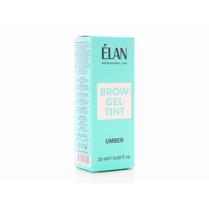 Elan - Brow Gel Tint Umber farba do brwi (20ml)