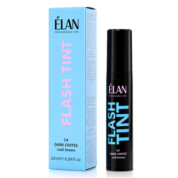 Elan - Farba do brwi FLASH TINT 14 Dark Coffee Elan - Farba do brwi FLASH TINT 14 Dark Coffee