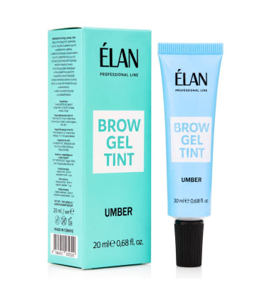 Elan - Brow Gel Tint Umber farba do brwi (20ml)