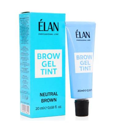 Elan - Neutral Brown Brow Gel Tint Farba do brwi (20ml)