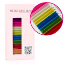 Rzęsy Sikorska Premium Rainbow - Kolorowy Mix Palette