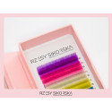 Rzęsy Sikorska Premium Rainbow - Kolorowy Mix Palette