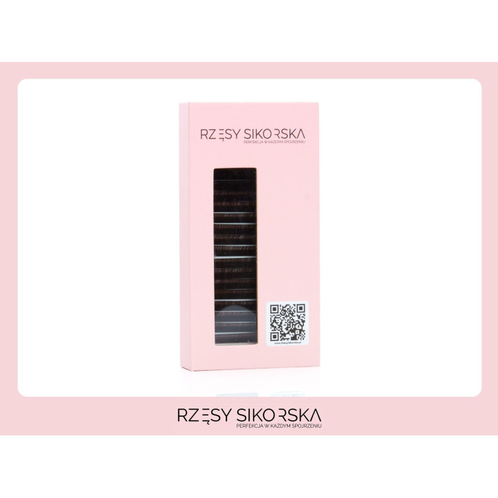 Rzęsy Sikorska Premium Dark Brown Chocolate - Single Palette Rzęsy Sikorska Premium Dark Brown Chocolate - Single Palette