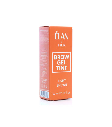 Elan - Brow Gel Tint Light Brown farba do brwi (20ml)