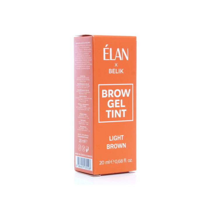 Elan - Brow Gel Tint Light Brown farba do brwi (20ml)