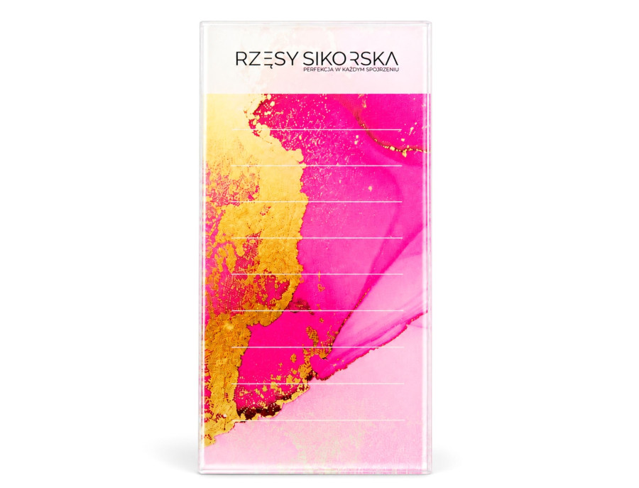 Duży szklany Holder do rzęs - Podstawka na paski - Rzęsy Sikorska