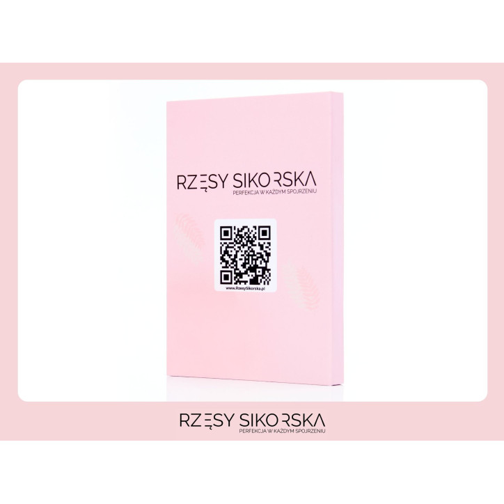 Gotowe Kępki Rzęs 3D/0,07 (1000 szt. 6-13) Black Wispy – Mix Palette