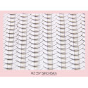 Gotowe Kępki Rzęs 3D/0,07 (1000 szt. 6-13) Black Wispy – Mix Palette