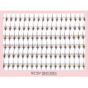 Gotowe Kępki Rzęs 7D/0,05 (1000 szt. 7-13) Black Wispy – Mix Palette Gotowe Kępki Rzęs 7D/0,05 (1000 szt. 7-13) Black Wispy – Mix Palette