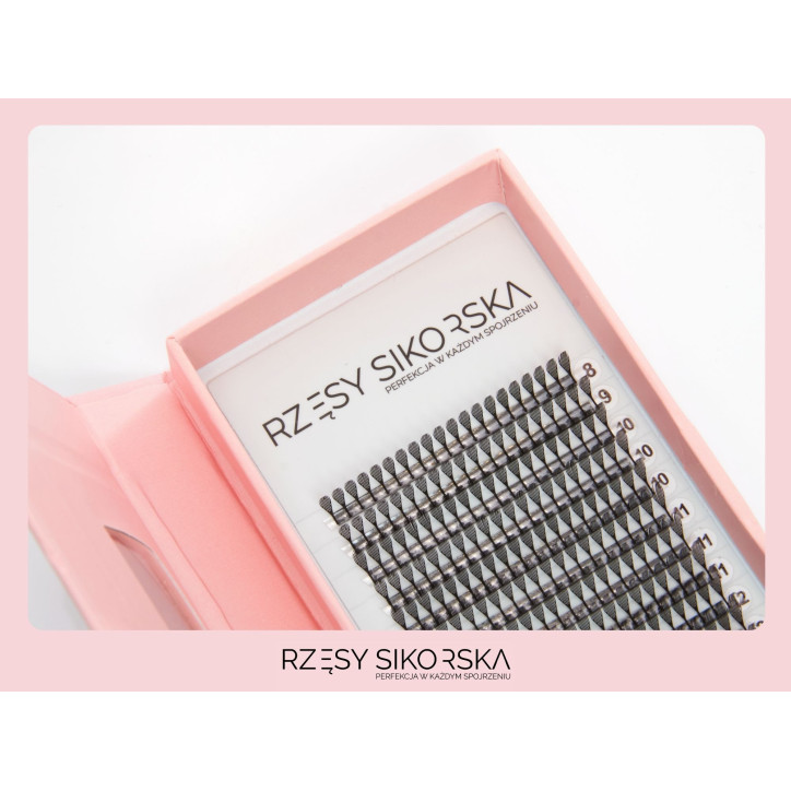 Rzęsy Sikorska Premium Anime Black (Piórka) - Mix Palette Rzęsy Sikorska Premium Anime Black (Piórka) - Mix Palette