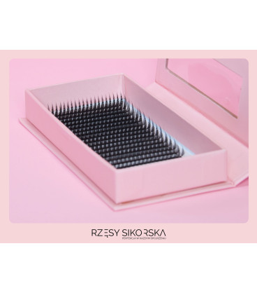 Rzęsy Sikorska Premium Anime Black (Piórka) - Mix Palette