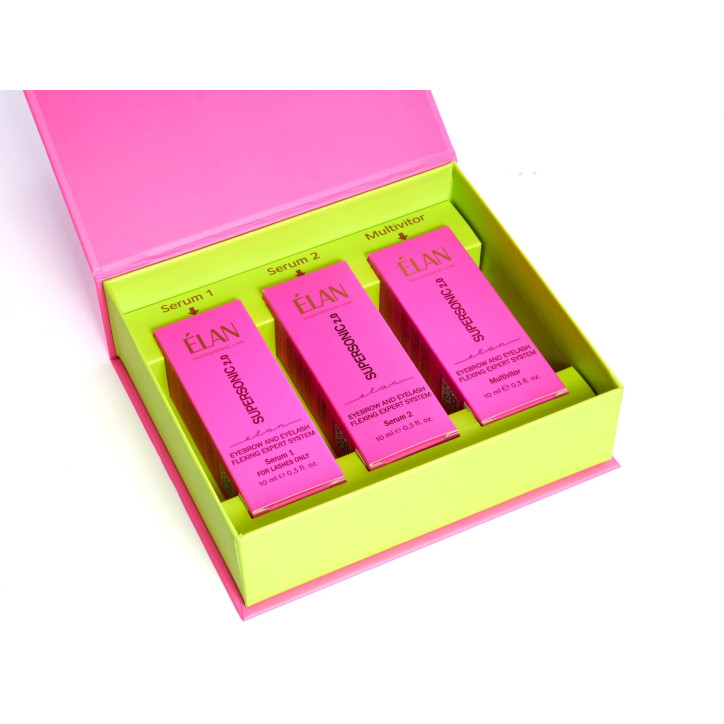 Elan - ZESTAW SUPERSONIC 2.0 (Serum 1 PINK - do rzęs) Elan - ZESTAW SUPERSONIC 2.0 (Serum 1 PINK - do rzęs)