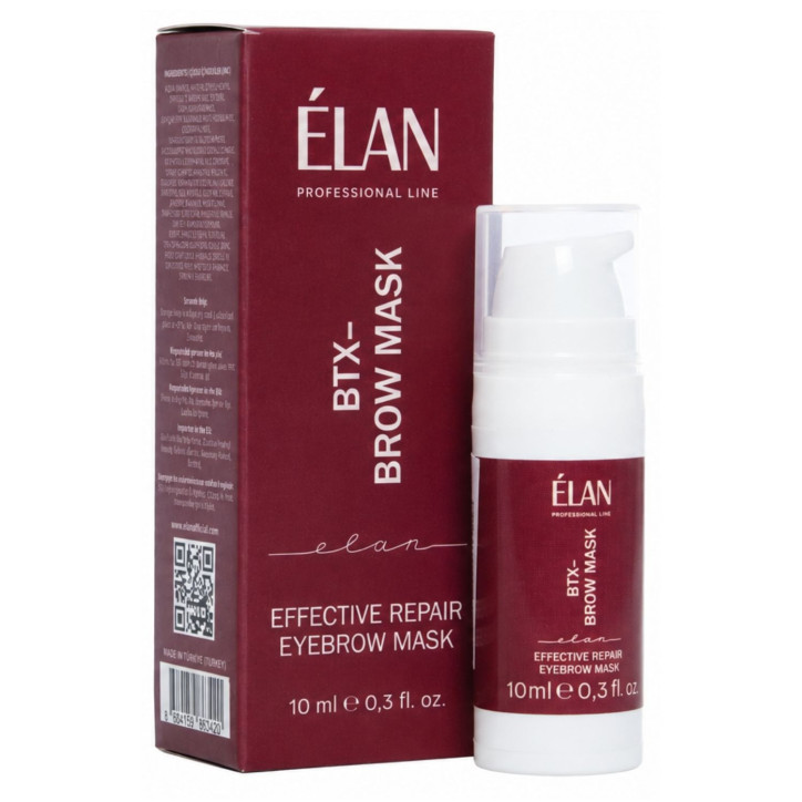 Elan - BTX-BROW MASK Maska Regenerująca do Brwi 10ml Elan - BTX-BROW MASK Maska Regenerująca do Brwi 10ml