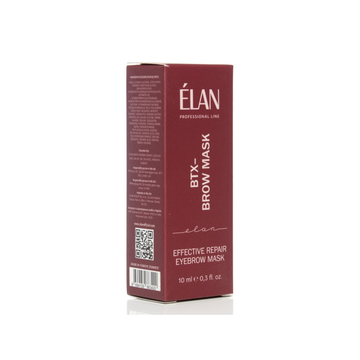 Elan - BTX-BROW MASK Maska Regenerująca do Brwi 10ml Elan - BTX-BROW MASK Maska Regenerująca do Brwi 10ml