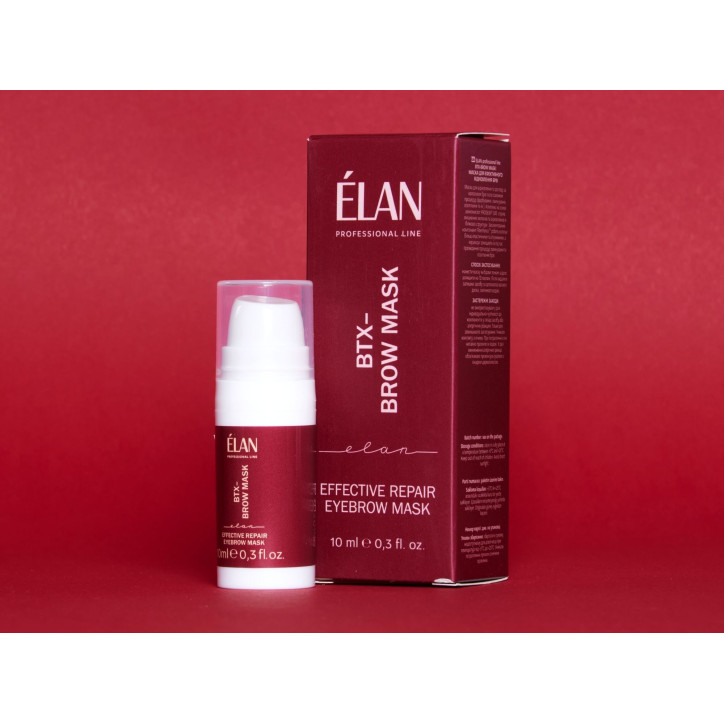 Elan - BTX-BROW MASK Maska Regenerująca do Brwi 10ml Elan - BTX-BROW MASK Maska Regenerująca do Brwi 10ml