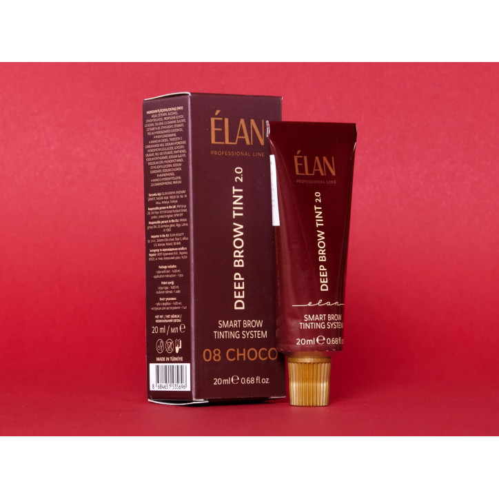 Elan - SBTS 08 CHOCO naturalny brąz 2.0 farba do brwi (20ml)
