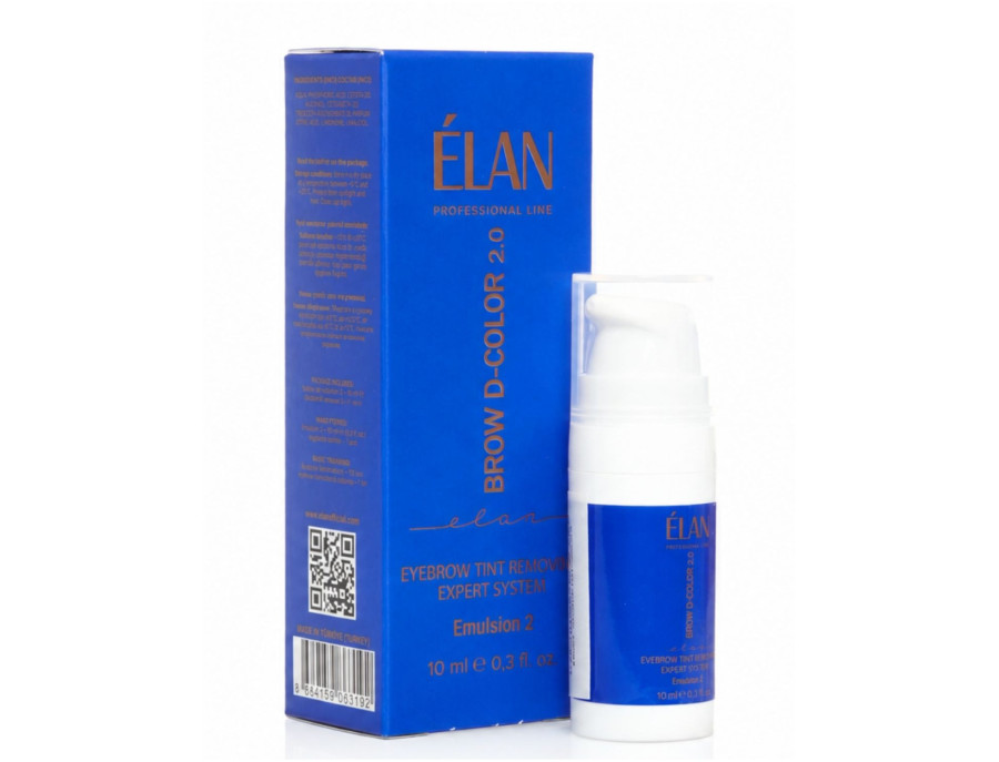 ÉLAN BROW D-COLOR 2.0 Emulsja 2 Dekoloryzacja Brwi | Rzęsy Sikorska