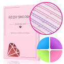 Gotowe Kolorowe Kępki Rzęs 4D/0,07/C (1200 szt. 10-13) Rainbow – Mix Palette Gotowe Kolorowe Kępki Rzęs 4D/0,07/C (1200 szt. 10-13) Rainbow – Mix Palette