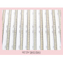 Gotowe Kępki Rzęs 2D/0,07 (1200 szt.) Black – Single Palette