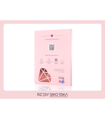 Rzęsy Sikorska - Gotowe Kępki Rzęs 2D/0,07 (1200 szt. ) Black – Mix Palette