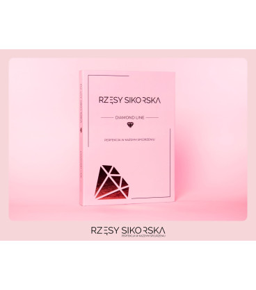 Rzęsy Sikorska - Gotowe Kępki Rzęs 2D/0,07 (1200 szt. ) Black – Mix Palette