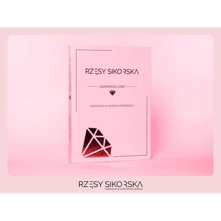 Gotowe Kępki Rzęs 2D/0,07 (1200 szt.) Black – Single Palette