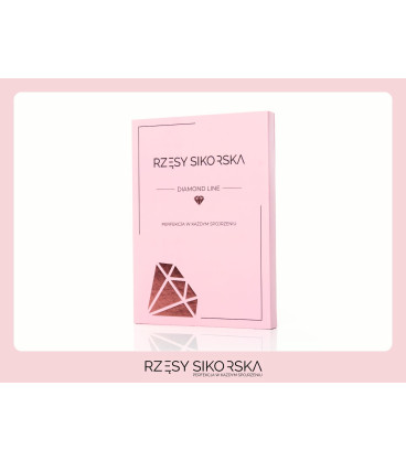 Rzęsy Sikorska - Gotowe Kępki Rzęs 2D/0,07 (1200 szt. ) Black – Mix Palette
