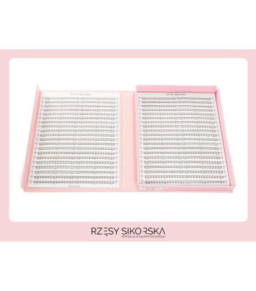 Gotowe Kępki Rzęs 3D/0,07 (1200 szt.) Black – Single Palette