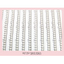 Gotowe Kępki Rzęs 4D/0,07 (1200 szt.) Black – Single Palette Gotowe Kępki Rzęs 4D/0,07 (1200 szt.) Black – Single Palette