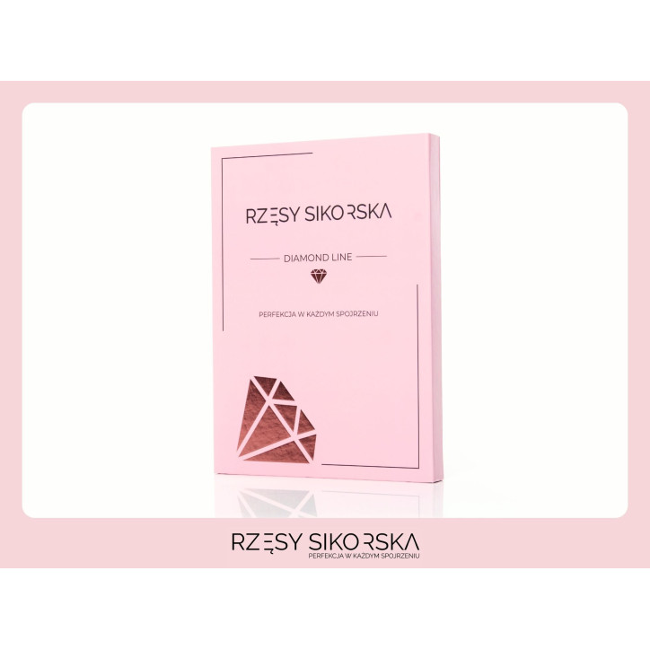 Gotowe Kępki Rzęs 4D/0,07 (1200 szt.) Black – Single Palette Gotowe Kępki Rzęs 4D/0,07 (1200 szt.) Black – Single Palette