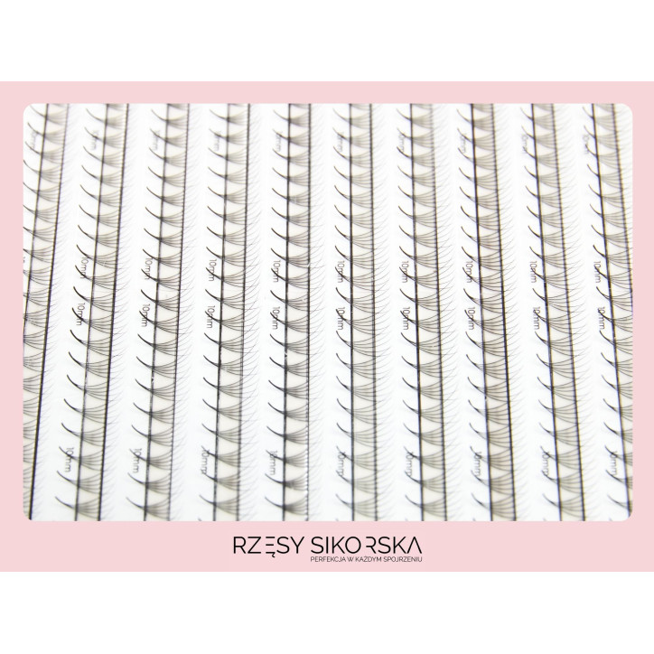 Gotowe Kępki Rzęs 5D/0,07 (1200 szt.) Black – Single Palette
