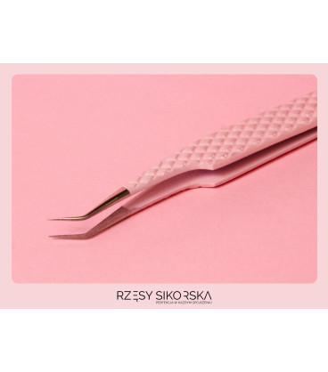Pęseta do Rzęs Diamond No. 3 (1:1, Wet Look) | Rzęsy Sikorska