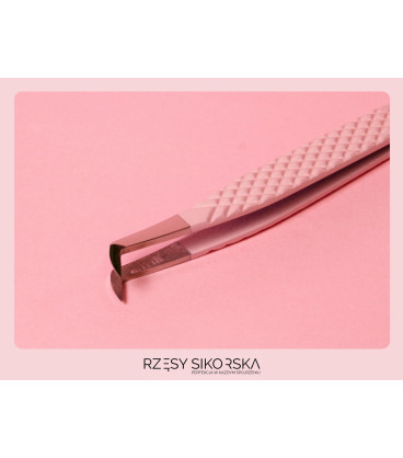 Pęseta do Rzęs Diamond No. 6 (Kąt 75°, Light Volume) | Rzęsy Sikorska