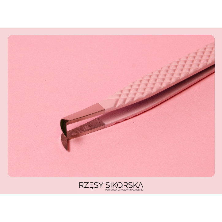 Pęseta do rzęs Diamond No. 6 Light Volume | Rzęsy Sikorska