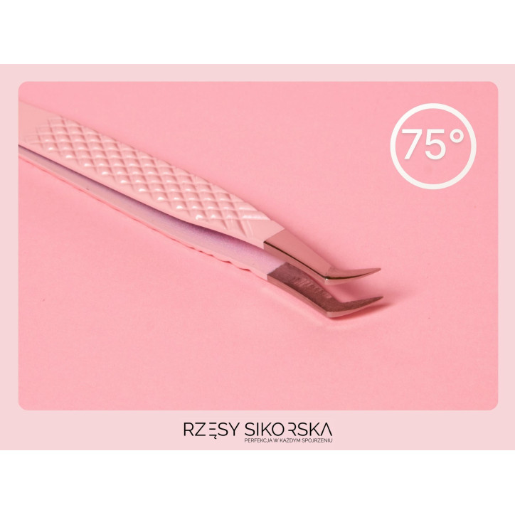 Pęseta do rzęs Diamond No. 6 Light Volume | Rzęsy Sikorska