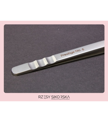 Pęseta do Rzęs Prestige No. 5 (90°, Wet Look, Wispy) | Rzęsy Sikorska